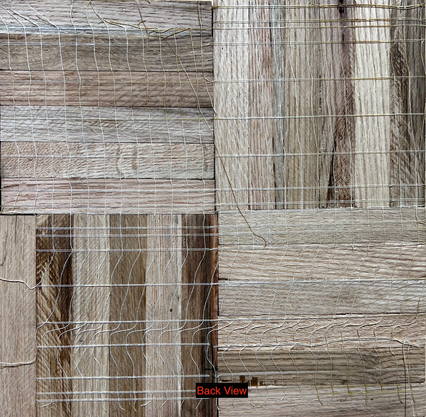 11" x 11" x 5/16" Unfinished Red Oak 6-slat Parquet Hardwood Flooring