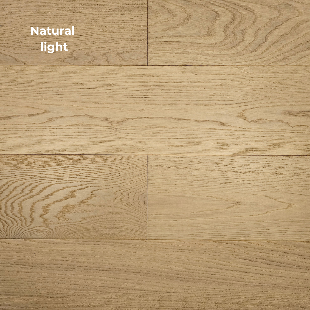 8 5/8" x 5/8" Engineered European White Oak Log Haven Hardwood Flooring