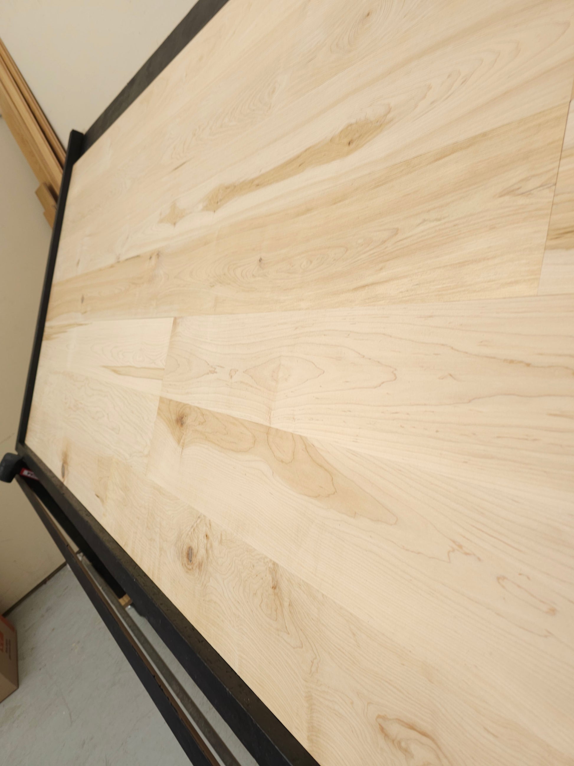 Unfinished Maple Hardwood Floor