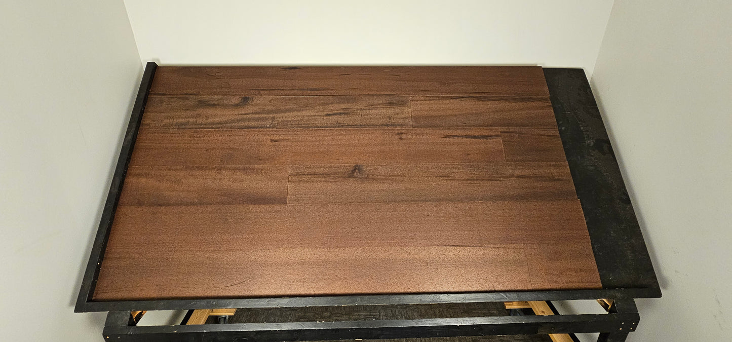 7 3/4" x 5/8" Engineered Tigerwood Chocolate Wirebrush