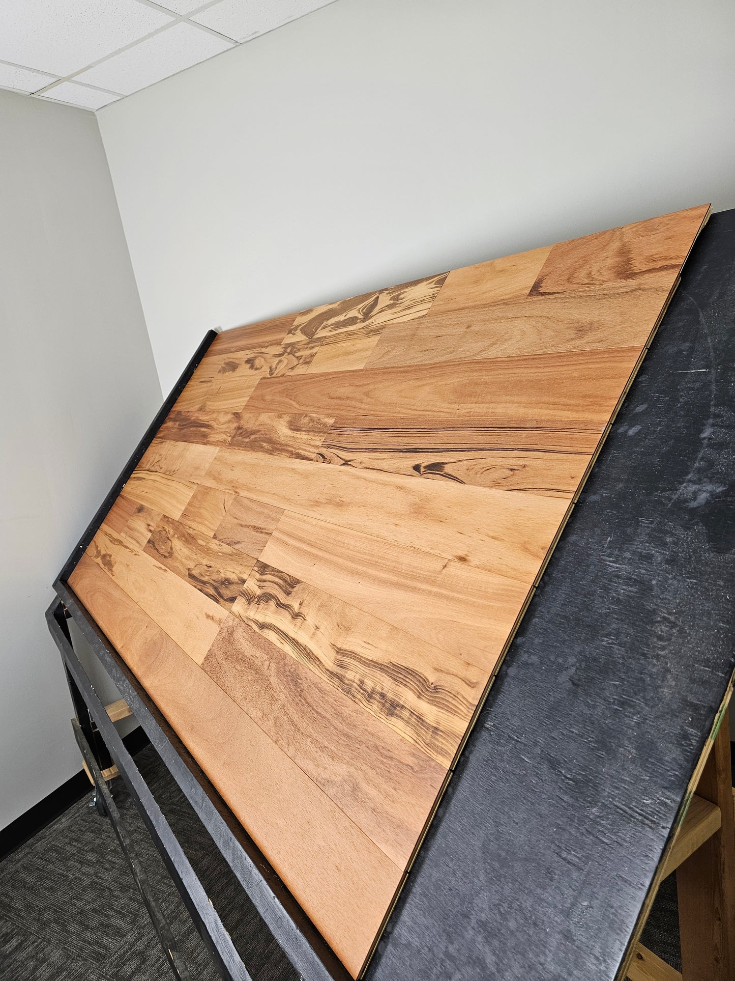 Engineered Tigerwood Natural Wirebrush Hardwood Flooring