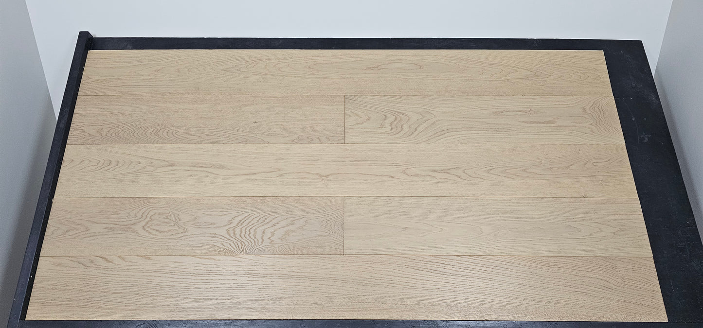 8 5/8" x 5/8" Engineered European White Oak Log Haven Hardwood Flooring