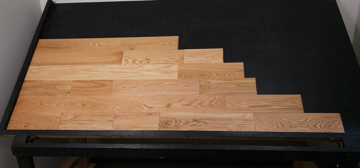 5" x 3/4" Solid Red Oak Low Gloss Common & Better Hardwood Flooring