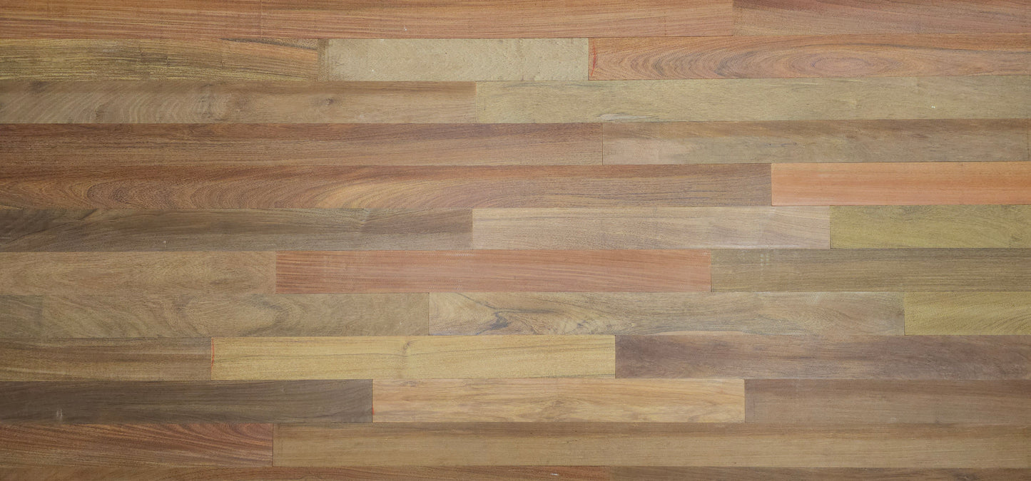 3 1/4" x 3/4" Solid Unfinished Brazilian Walnut (IPE) 1st Quality Hardwood Flooring
