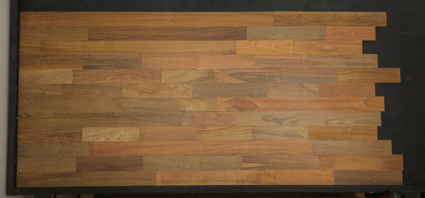 3 1/4" x 3/4" Solid Unfinished Brazilian Walnut (IPE) Character Hardwood Flooring