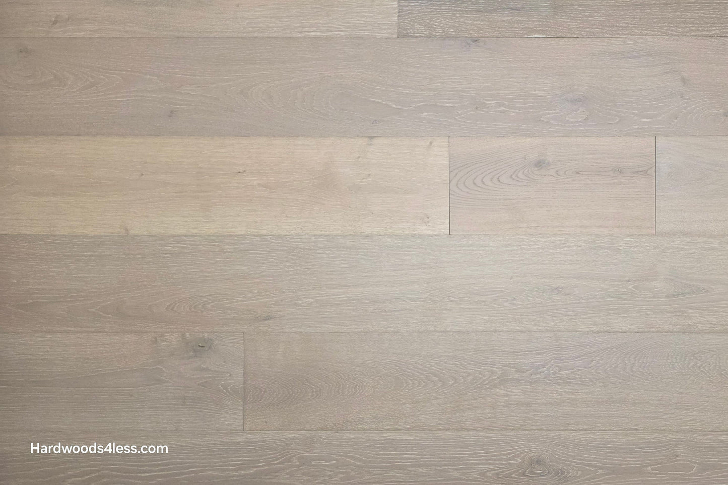 7 1/2" x 9/16" Engineered European Oak Sark Hardwood Flooring shown close up.