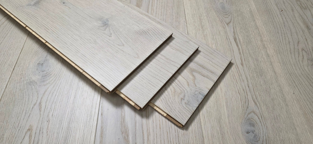 8 1/4" x 9/16" Engineered European Oak Crane Hardwood Flooring