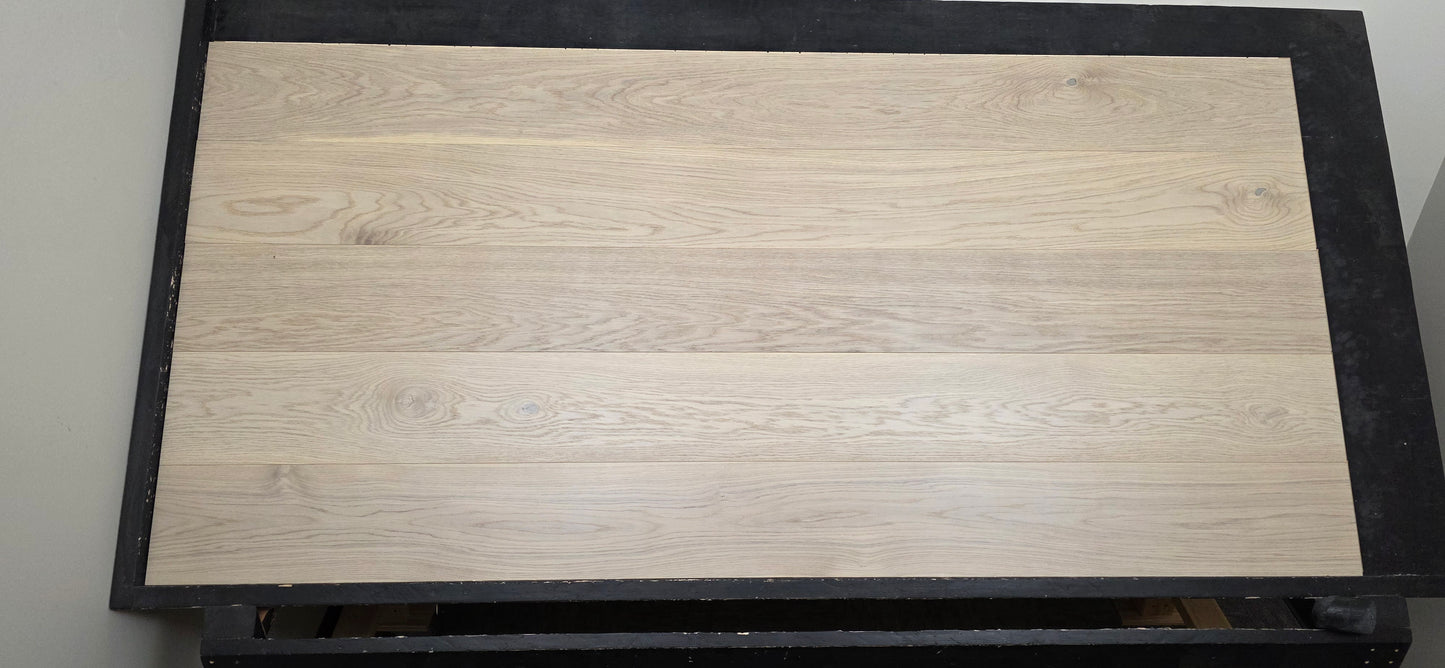 8 1/4" x 9/16" Engineered European White Oak Dove Hardwood Flooring