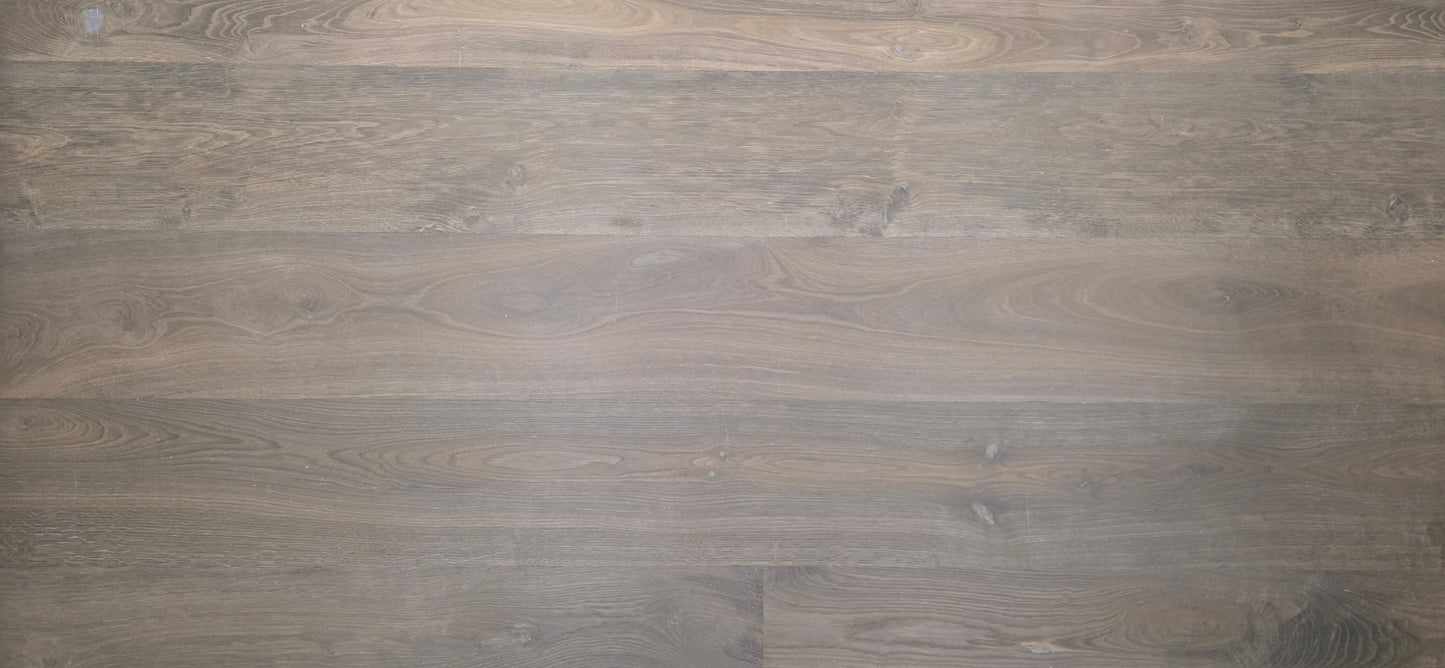 Engineered Unfinished Smoked European Oak Hardwood Flooring closeup