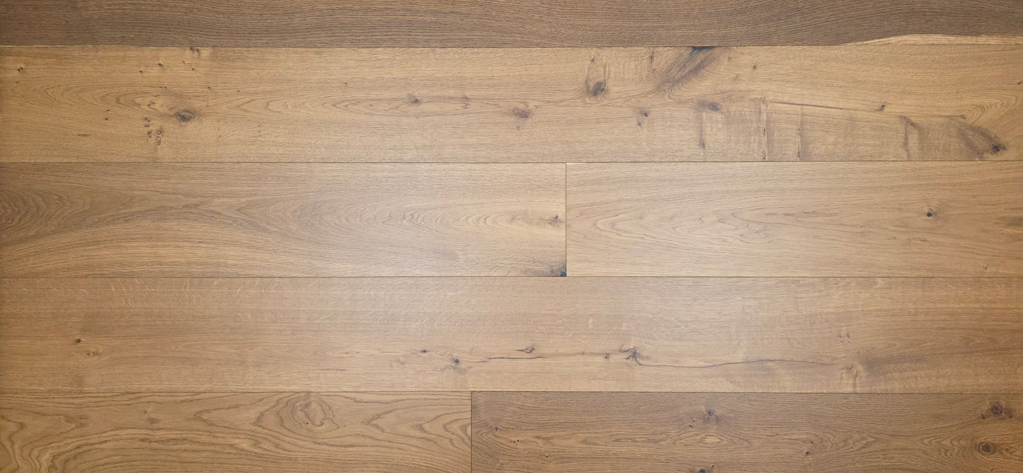 Engineered European Oak Titan Hardwood Flooring wide shot close up