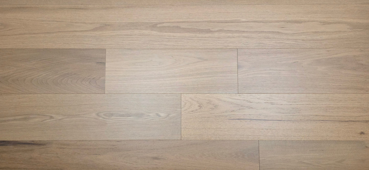9 12 x 58 Engineered Red Oak Phoebe Hardwood Flooring shown long close up
