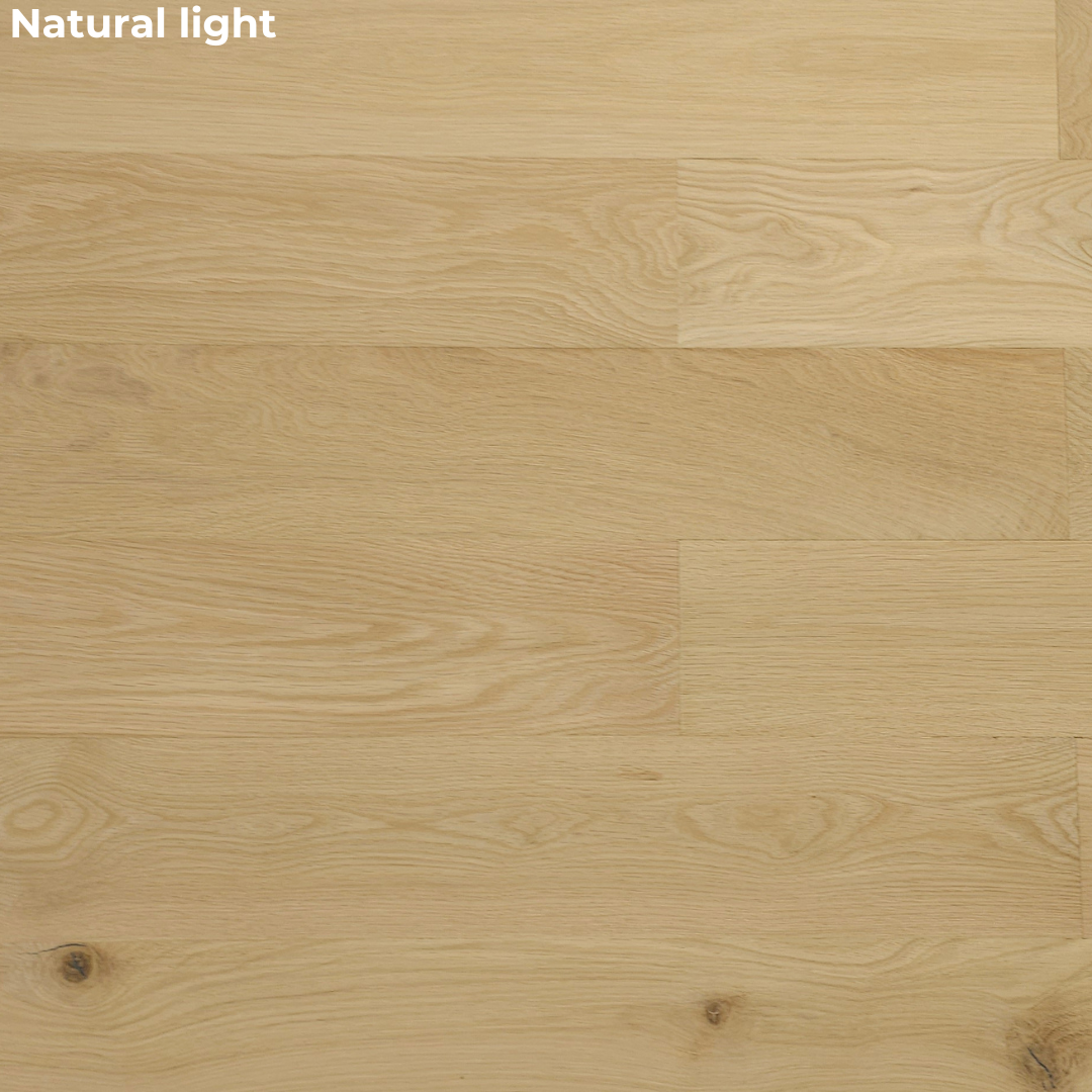 6" x 5/8" Engineered Unfinished White Oak Character Grade Hardwood Flooring