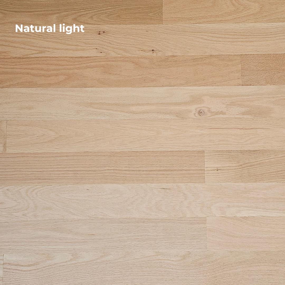 3 1/4" x 1/2" Engineered Unfinished Red Oak Select & Better Hardwood Flooring