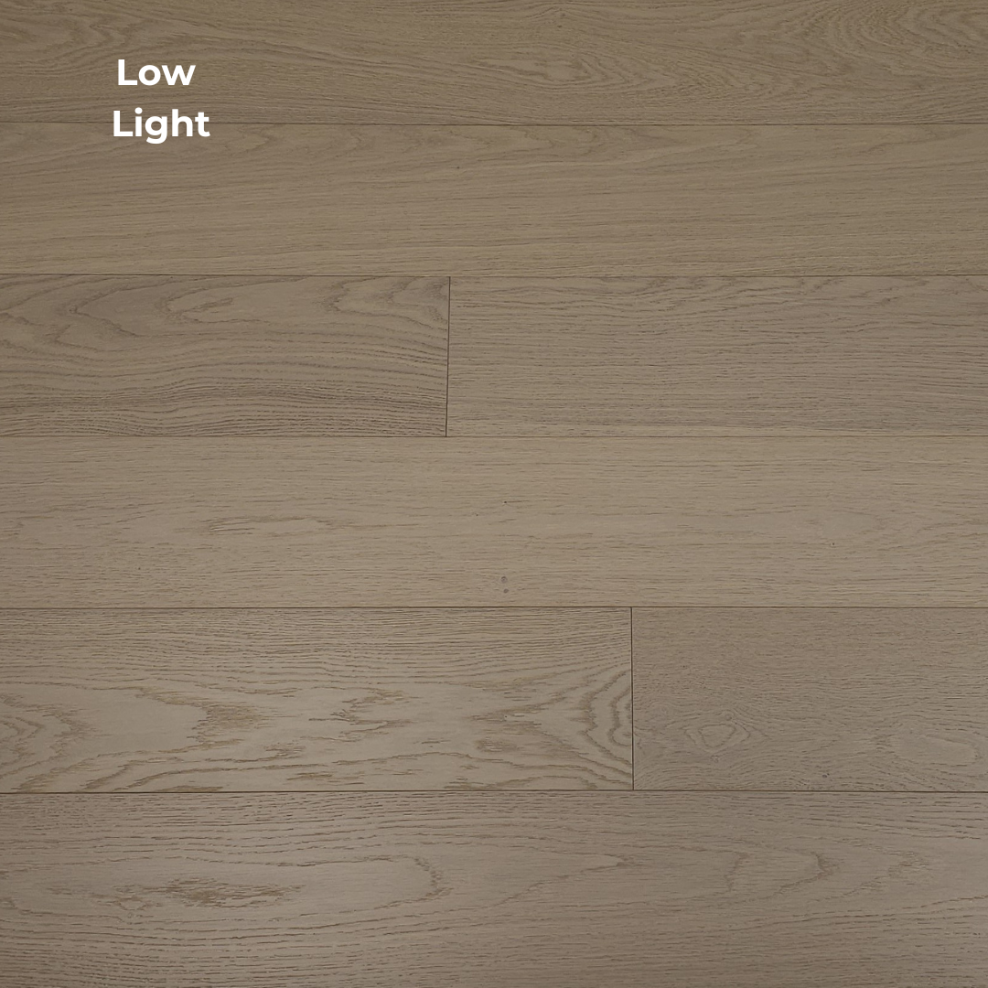 7 1/2" x 1/2" Engineered European Oak Lost Dune Stain Hardwood Flooring