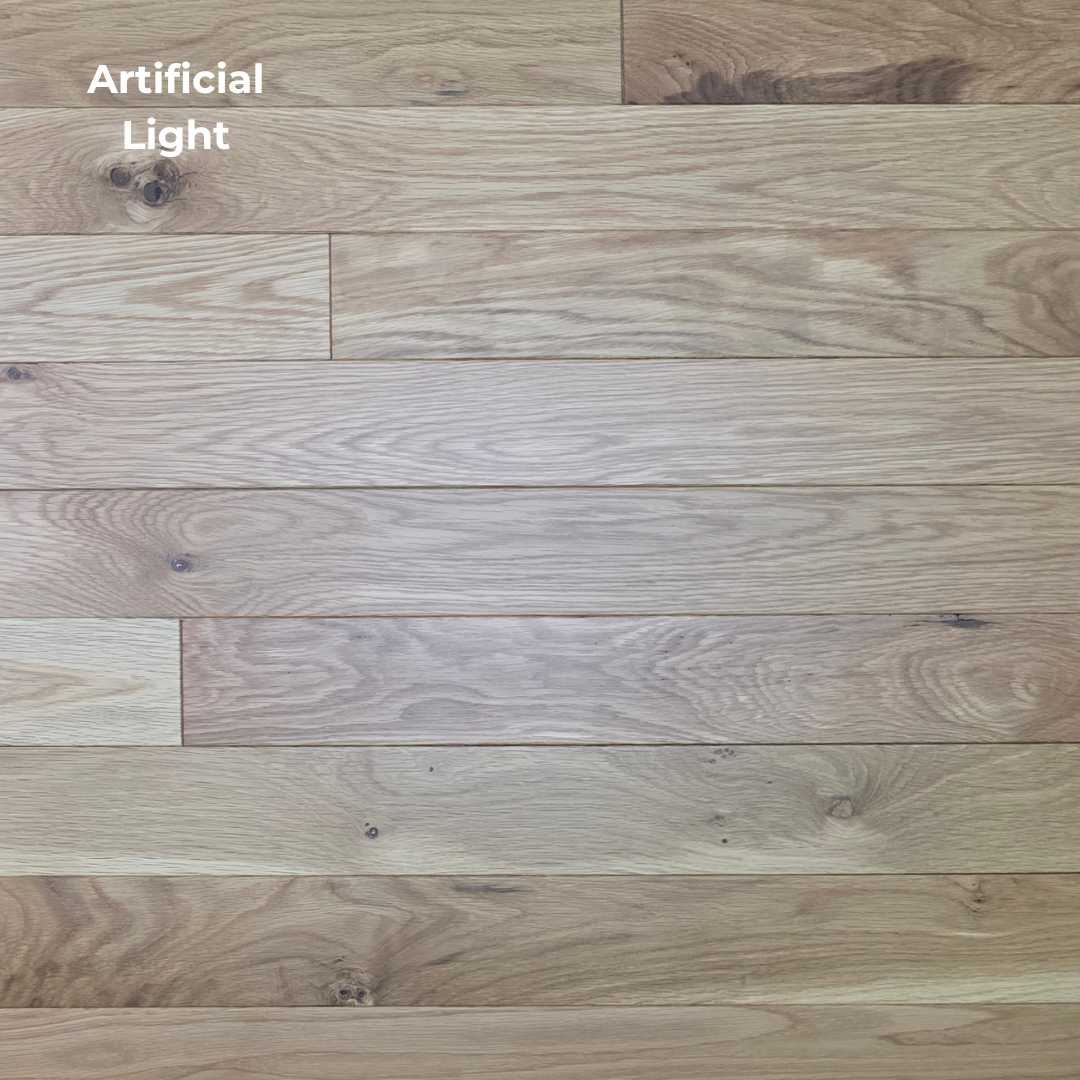 3 1/4" x 3/4" White Oak Natural Character Grade Hardwood Flooring