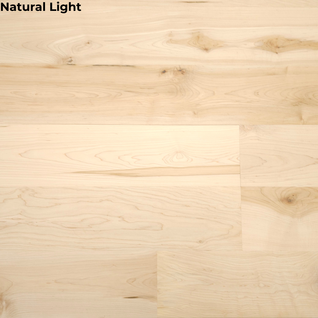 Unfinished Maple Hardwood Floor