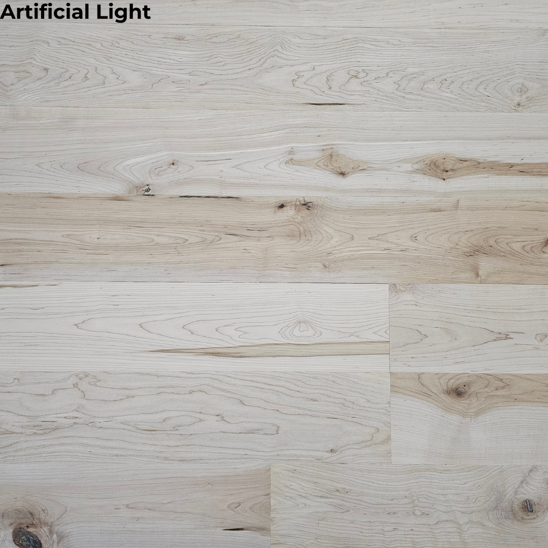 Unfinished Maple Hardwood Floor