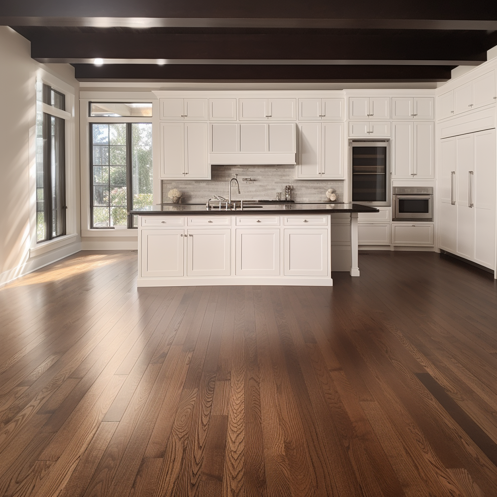 3 1/4" x 3/4" Oak Coffee Bean Hardwood Flooring
