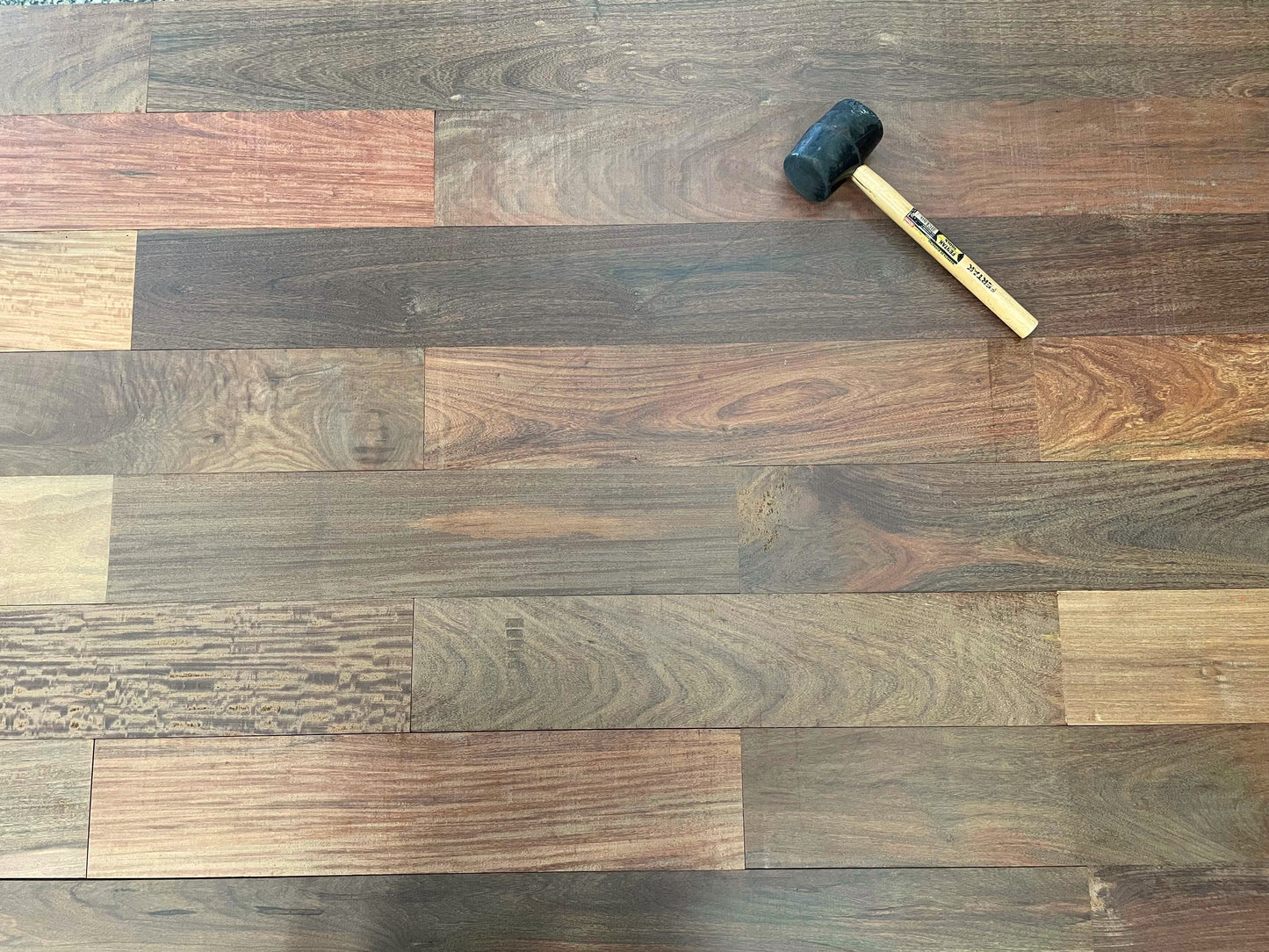 5" x 3/4" Solid Brazilian Walnut (IPE) Character Hardwood Flooring