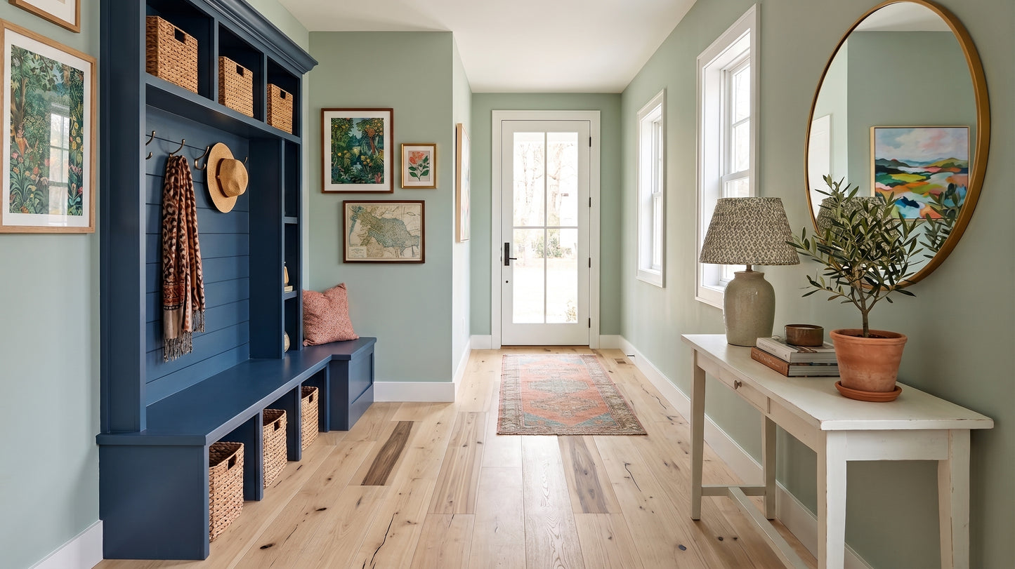 9 1/2" x 5/8" Engineered Hickory Chapman Hardwood Flooring