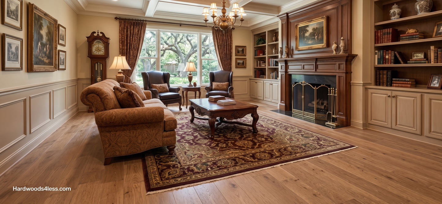 5" x 9/16" Engineered European Oak Mesquite Hardwood Flooring