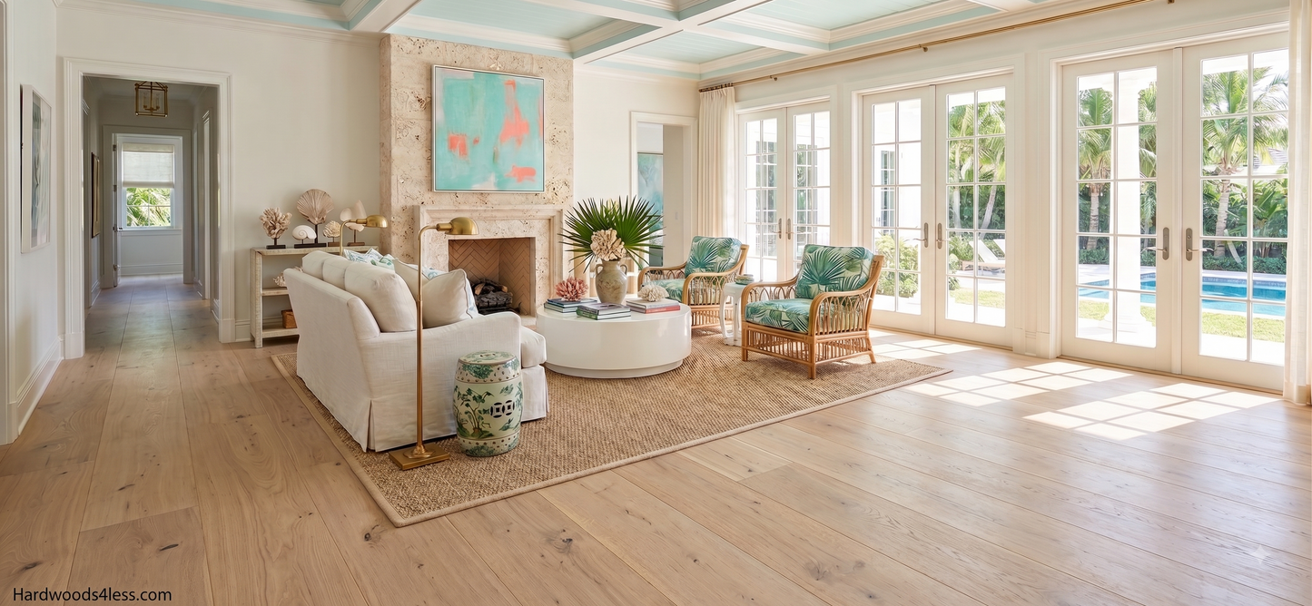 8.66" x 5/8" Engineered European Oak Pacific Grove Hardwood Flooring