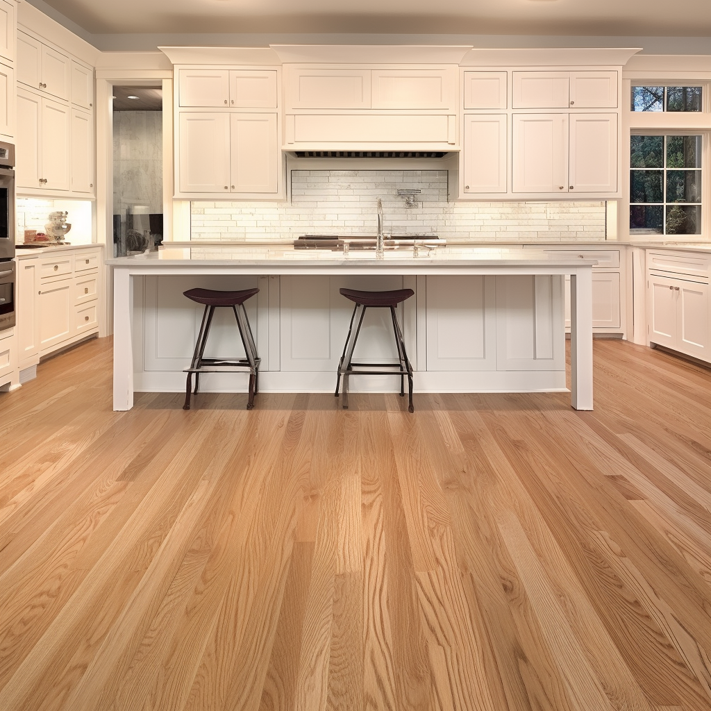 Red Oak Clear / Natural Hardwood Flooring *Builder Grade*