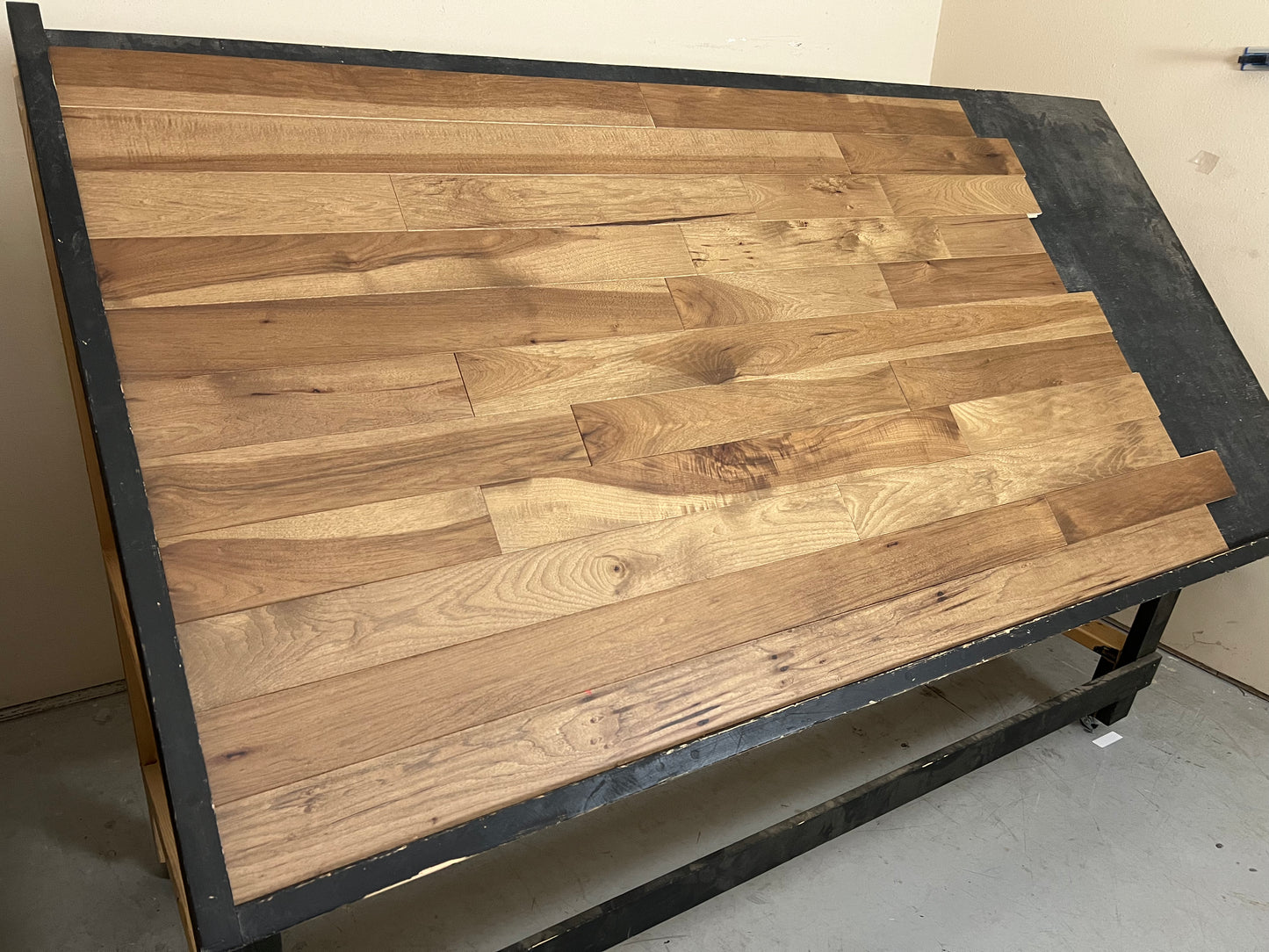 3 1/4" x 3/4" Hickory Almond Low Gloss Hardwood Flooring