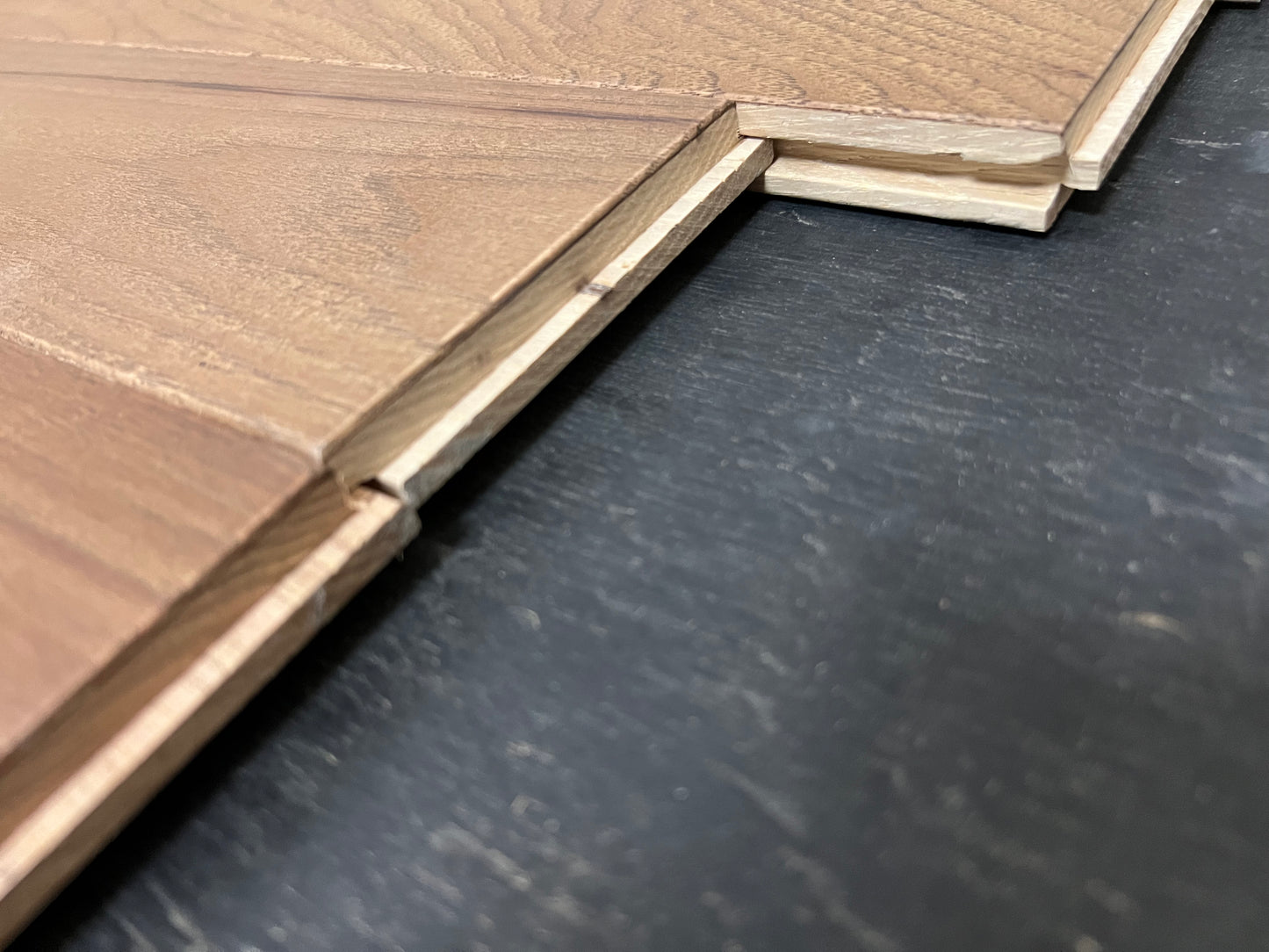 3 1/4" x 3/4" Hickory Almond Low Gloss Hardwood Flooring