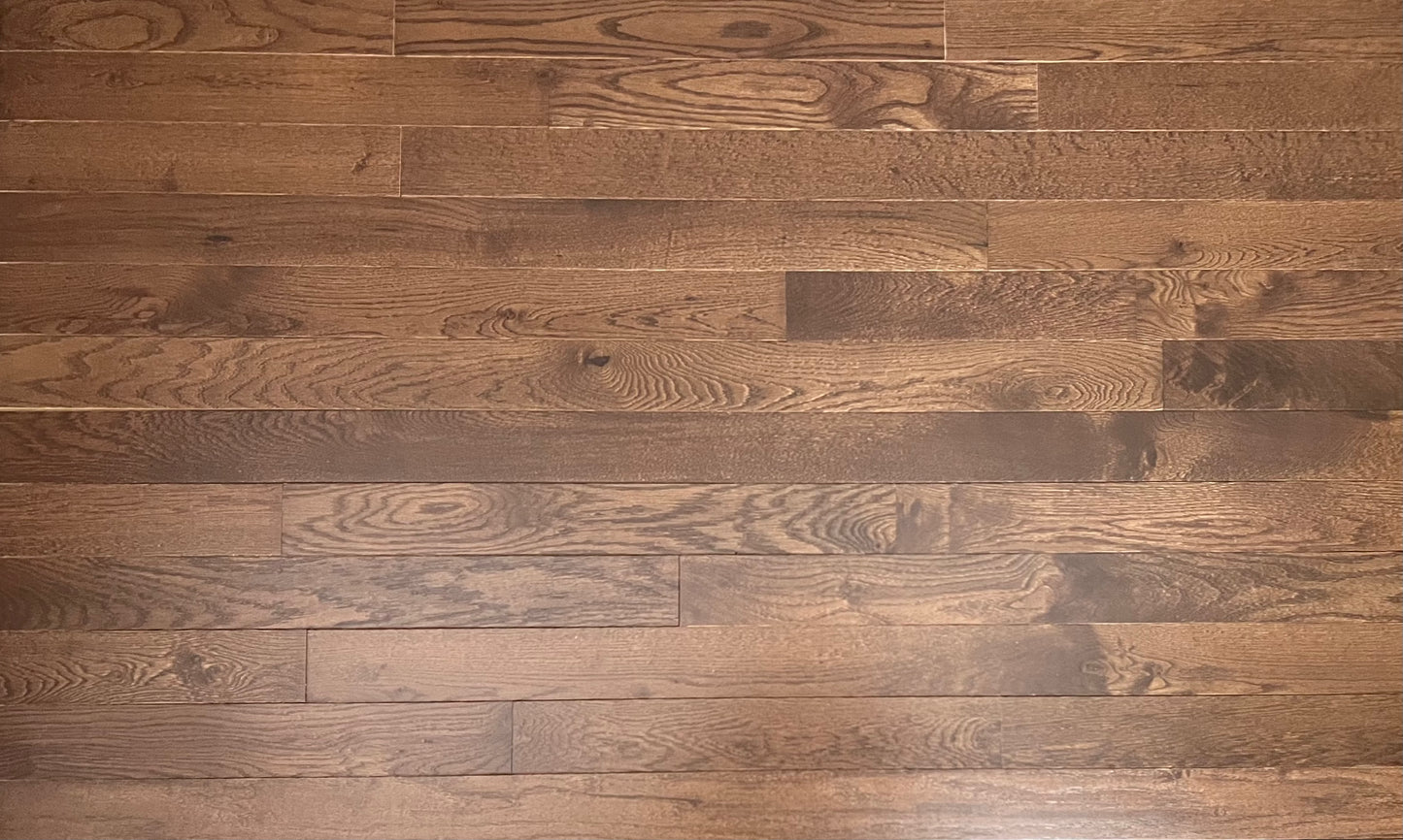 3 1/4" x 3/4" Oak Coffee Bean Hardwood Flooring