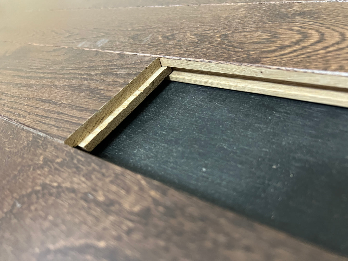 3 1/4" x 3/4" Oak Coffee Bean Hardwood Flooring