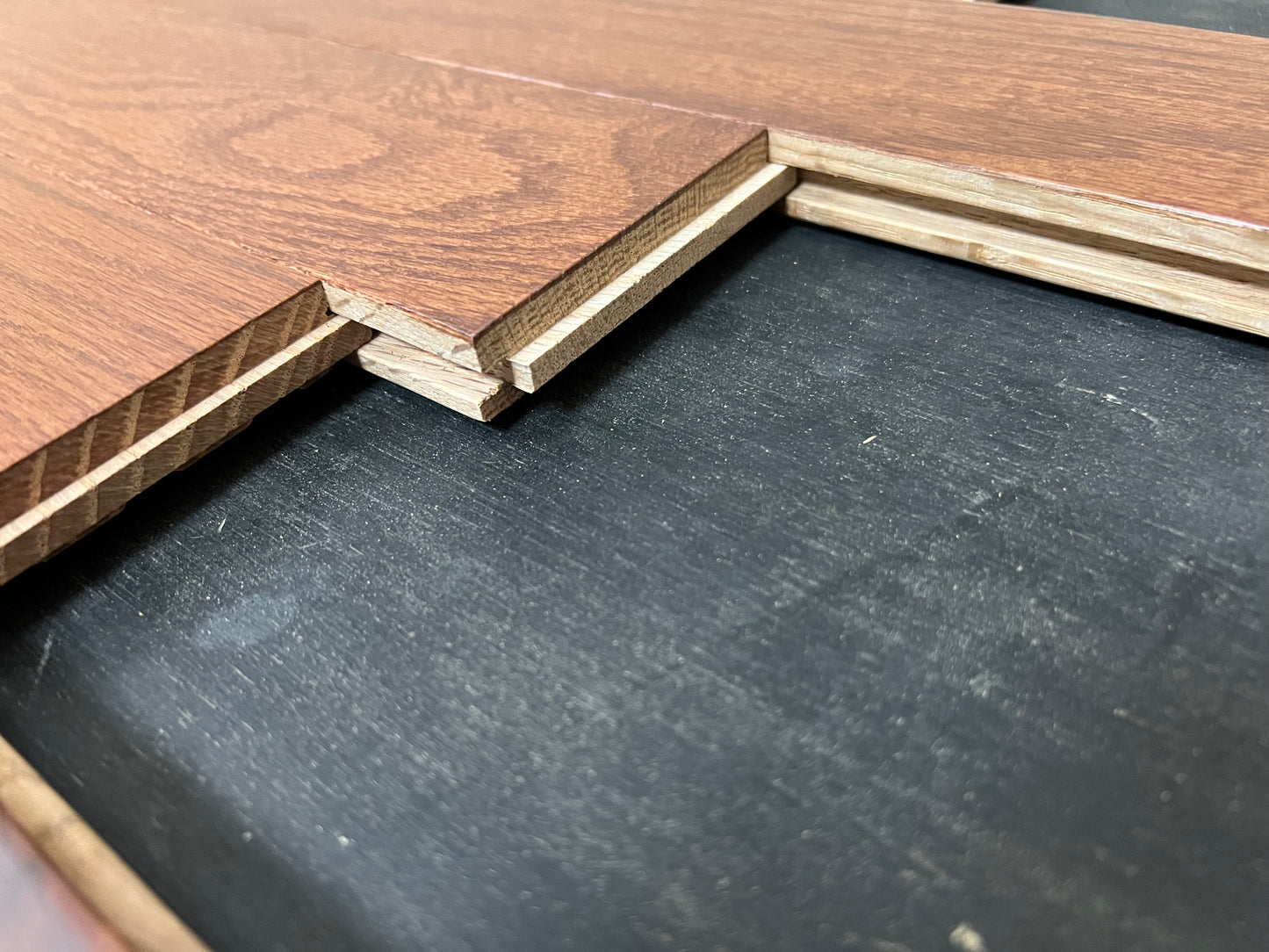 5" x 3/4" Solid Red Oak Mocha Hardwood Flooring