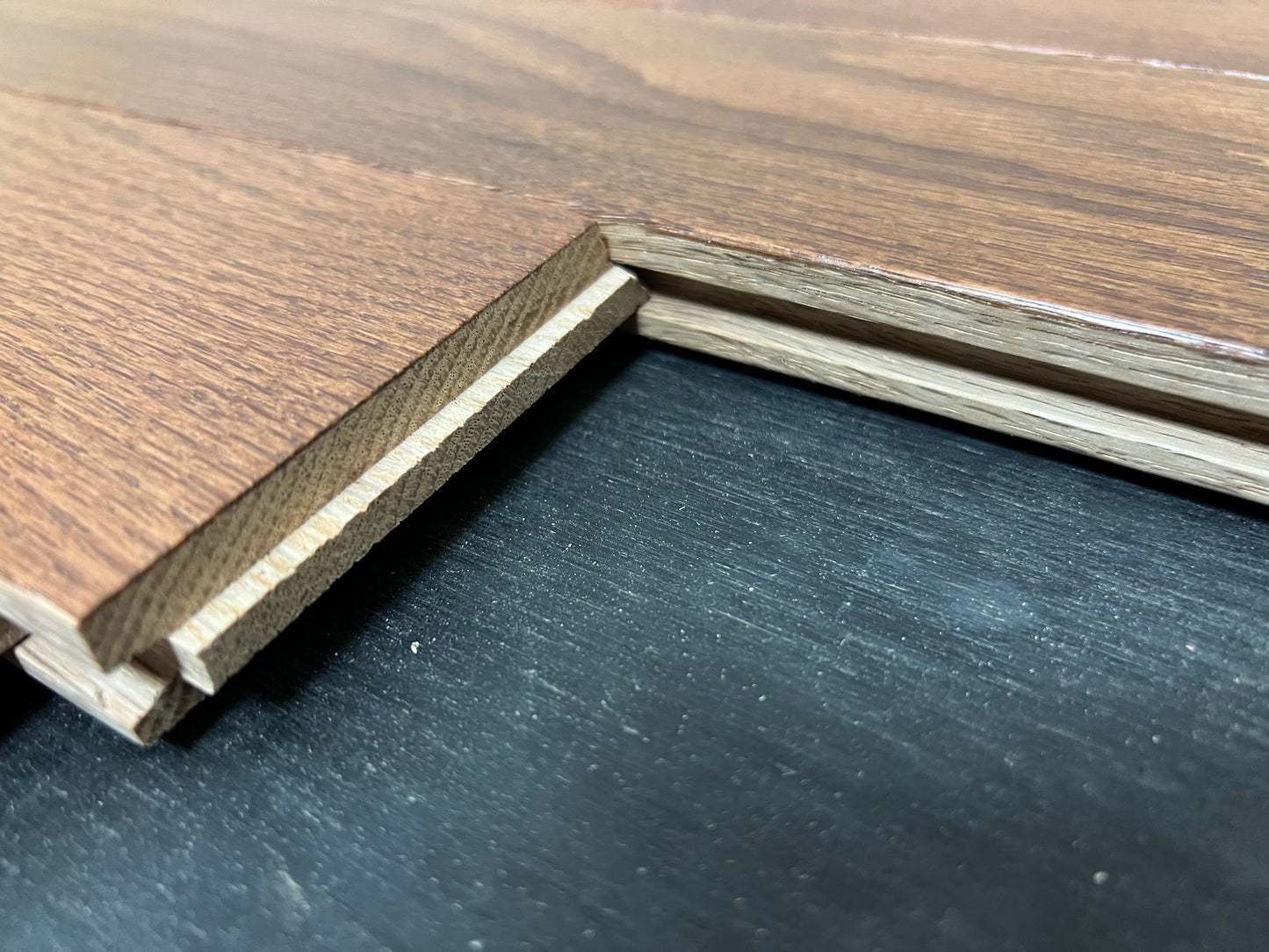 3 1/4" x 3/4" Oak Gunstock Hardwood Flooring