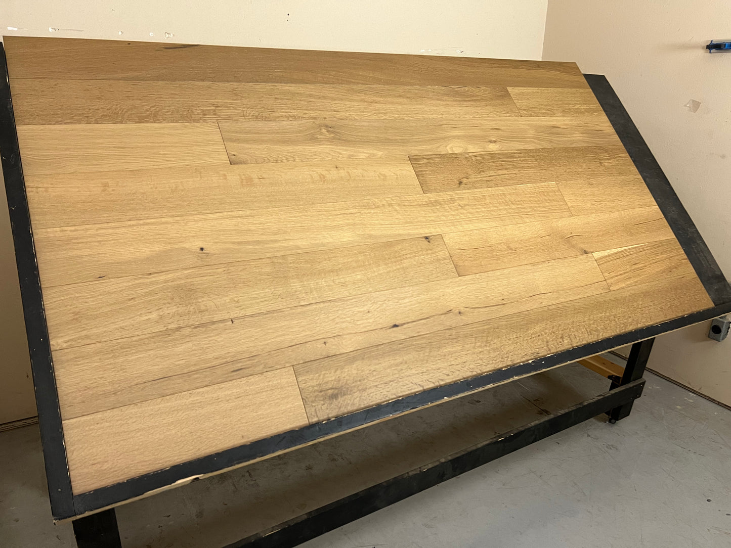 6" x 5/8" Engineered White Oak Tawny Oak stain Rift & Quartered Hardwood Flooring