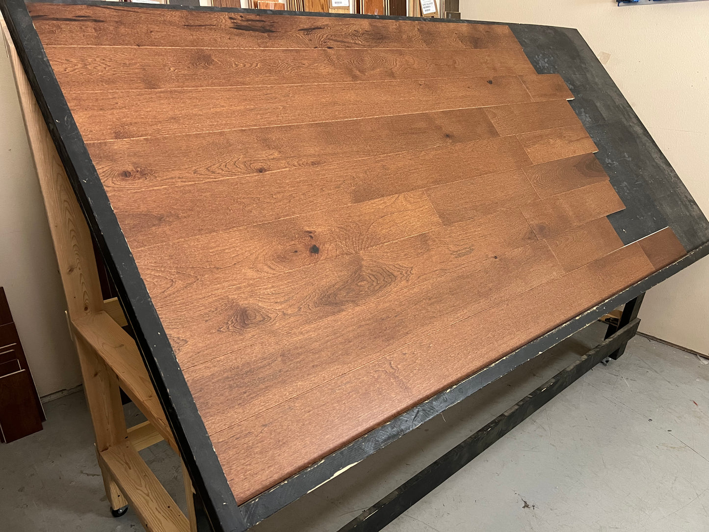 Engineered Hickory Saddle Low Gloss Hardwood Flooring