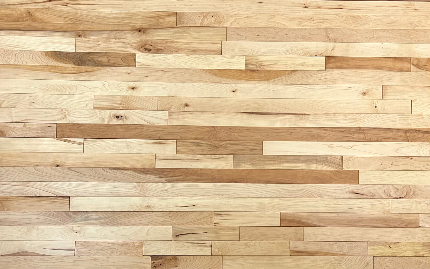 2 1/4" Natural Maple Character Mill Run Hardwood Flooring
