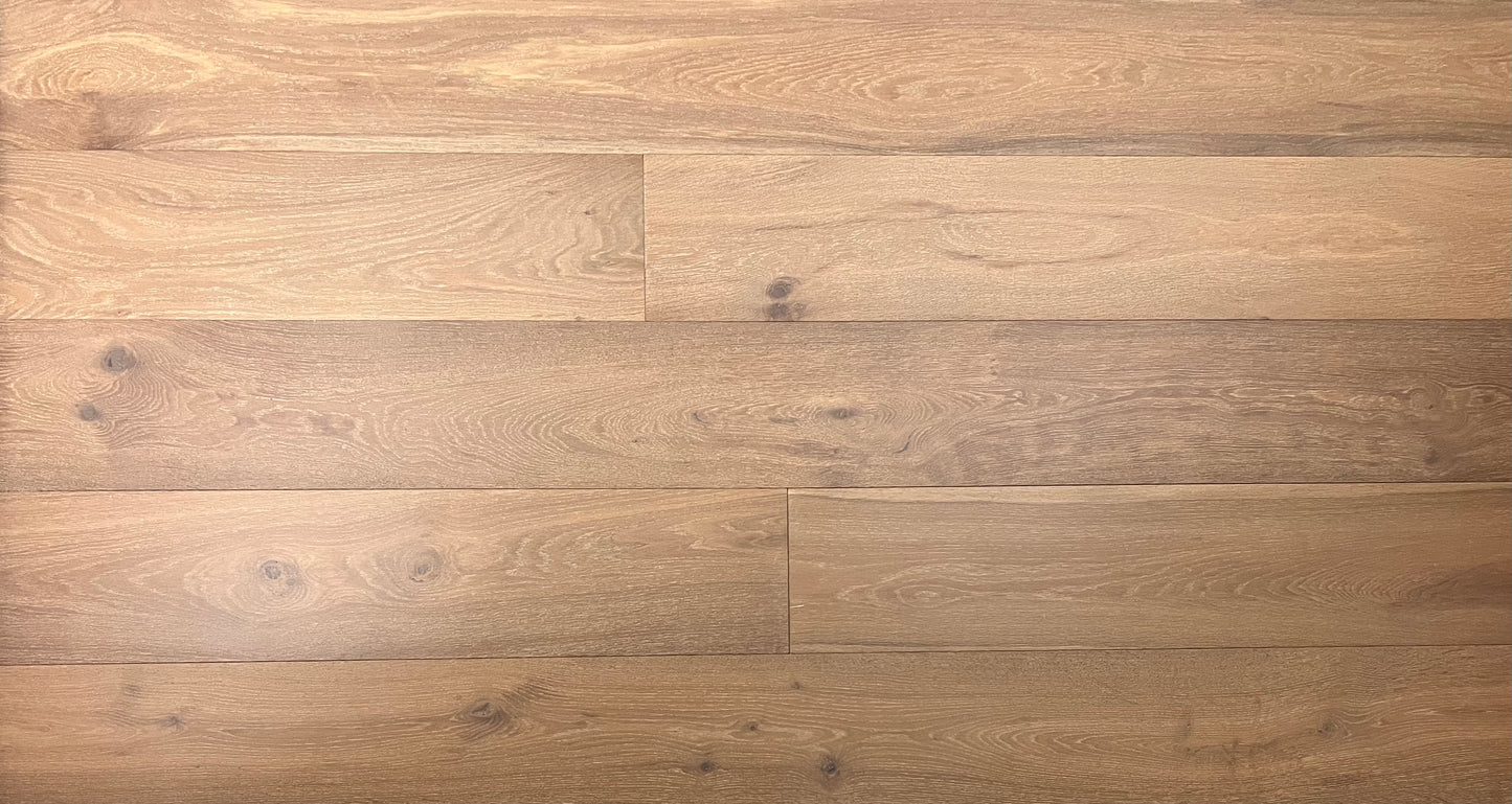 9 1/2" x 5/8" Engineered European Oak Flathead (Pelister) Hardwood Flooring