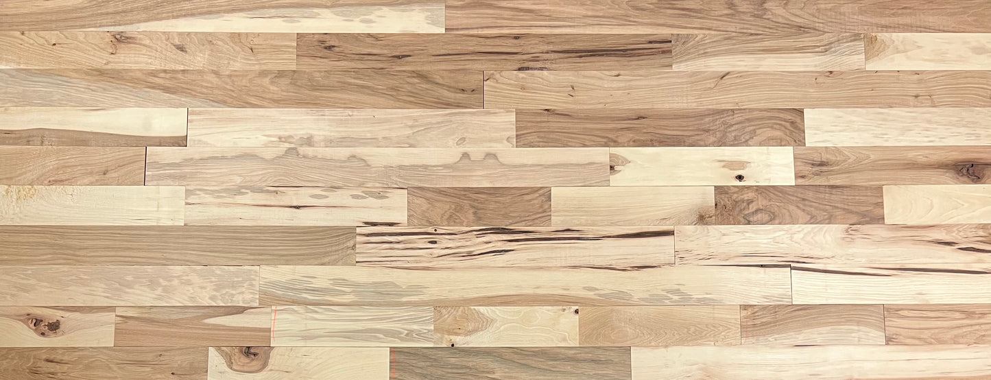 Unfinished Hickory #2 Common Grade Hardwood Flooring - Call for Pricing!