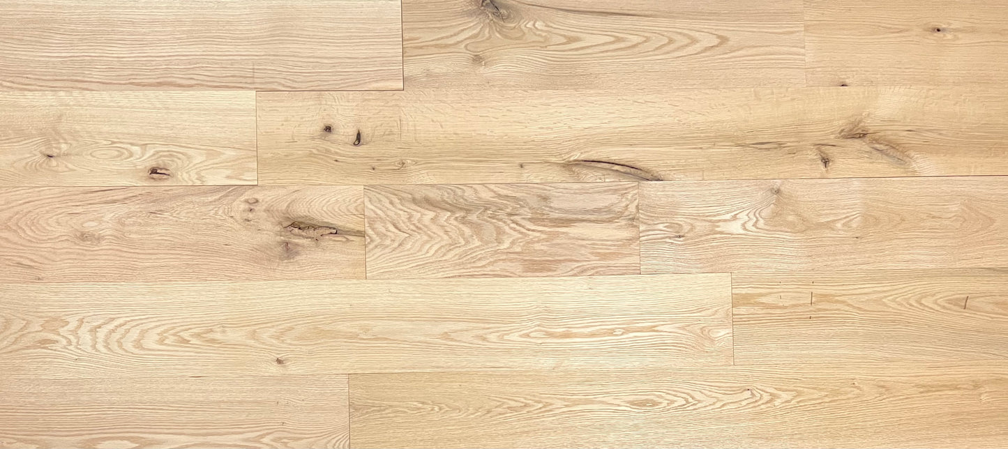 7" x 3/4" Unfinished Northern Oak Live Sawn Hardwood Flooring