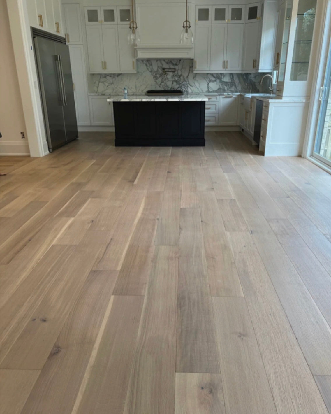 6" x 5/8" Engineered White Oak Barn Oak stain Rift & Quartered Hardwood Flooring