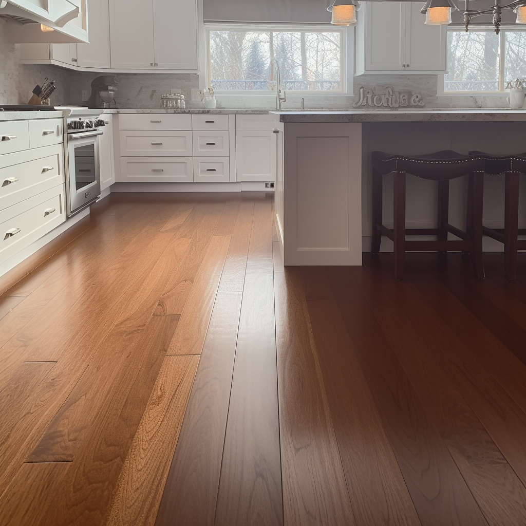 6 1/2" x 1/2" Engineered Hickory Kettle Hardwood Flooring