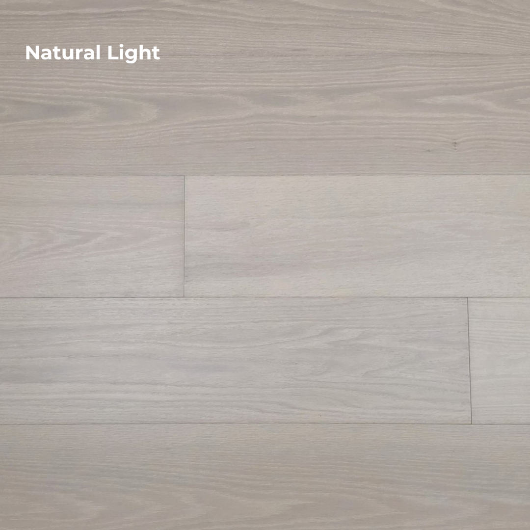 Engineered European Oak Antenne Hardwood Flooring with natural lighting