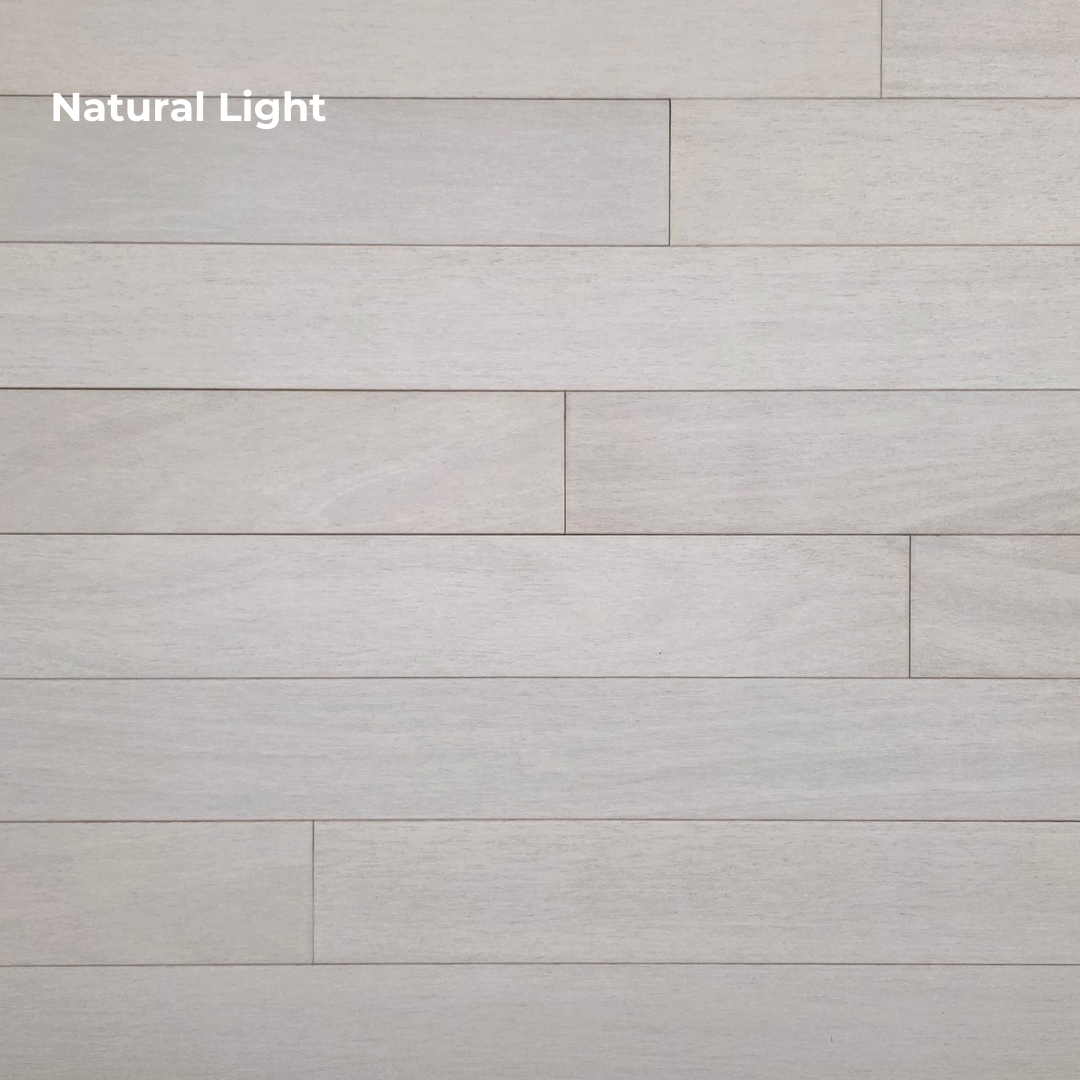 4" x 3/4" Solid Brazilian Oak Urso Hardwood Flooring Close up in natural lighting