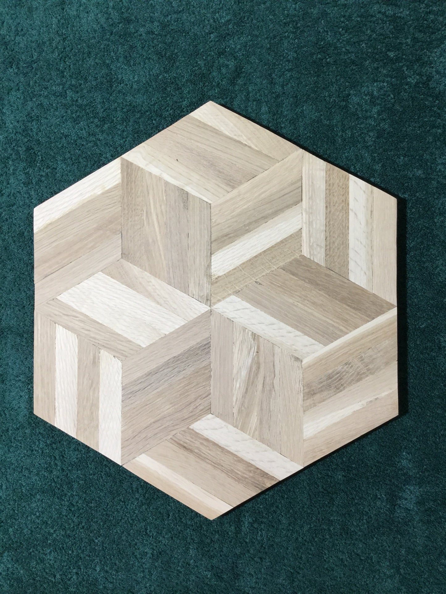 White oak parquet
