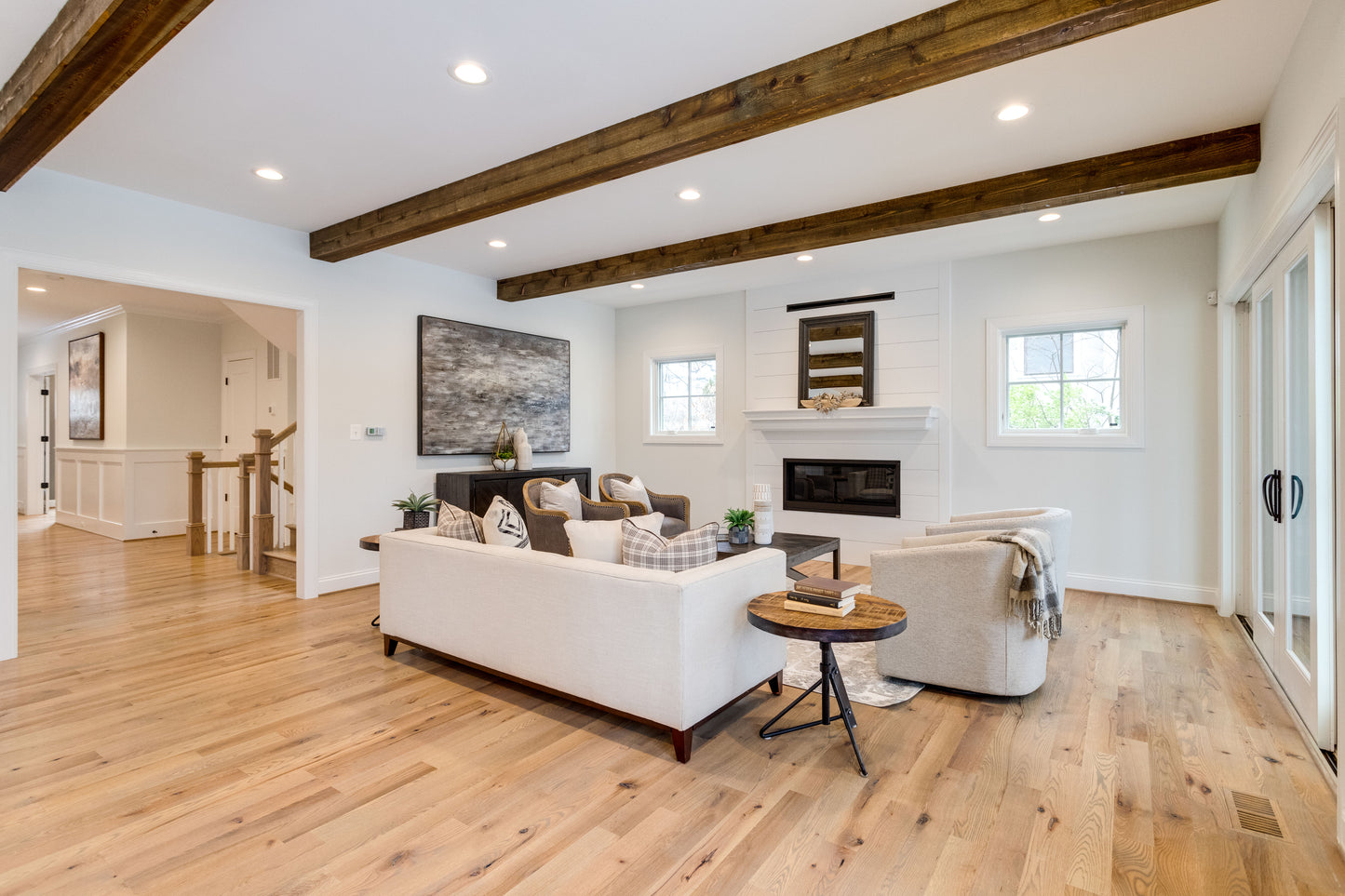 7" x 3/4" Unfinished Northern Oak Live Sawn Hardwood Flooring