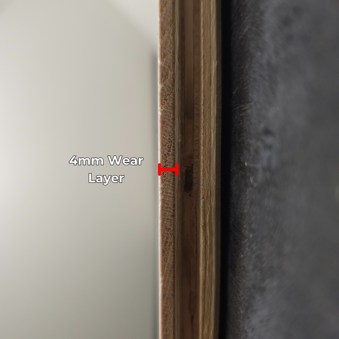 Engineered European Oak Moselle Hardwood Flooring Wear Layer