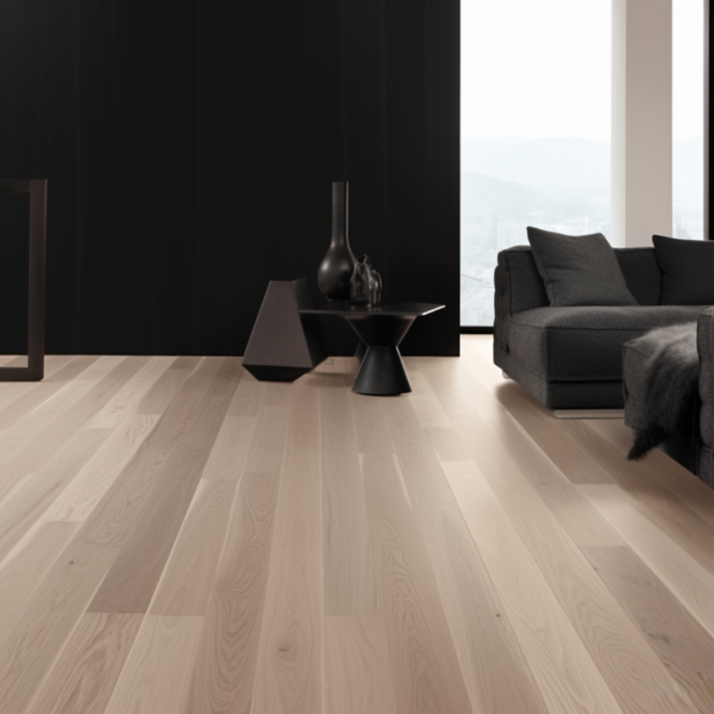 7" x 5/8" Engineered White Oak Select 3mm Unfinished Hardwood Flooring