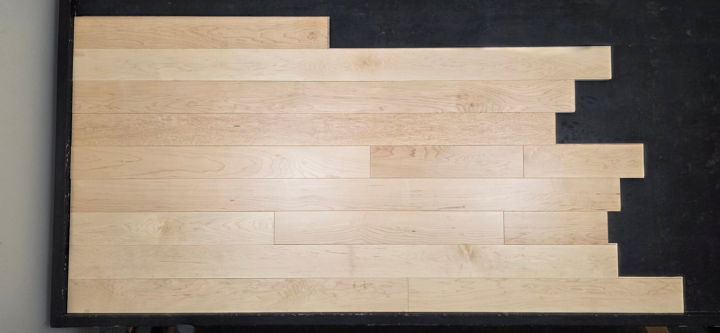 Natural Canadian Hard Maple Select Grade Hardwood Flooring