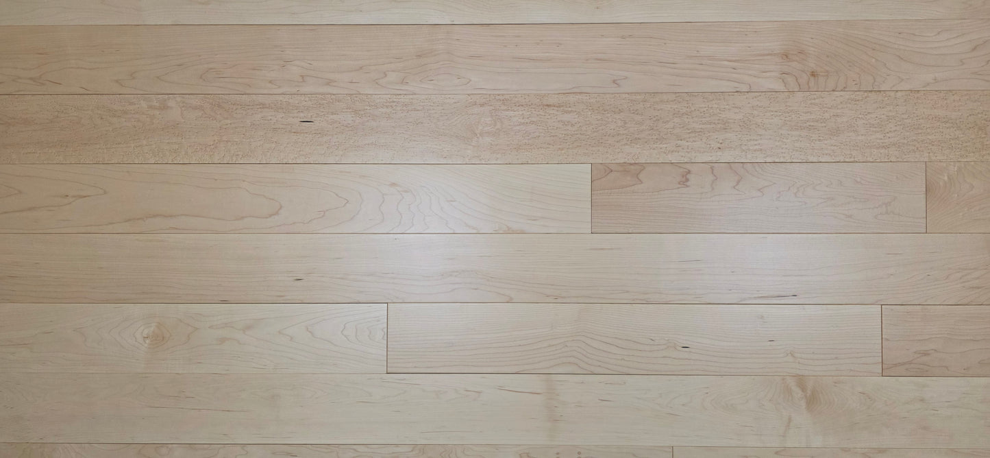 Natural Canadian Hard Maple Select Grade Hardwood Flooring