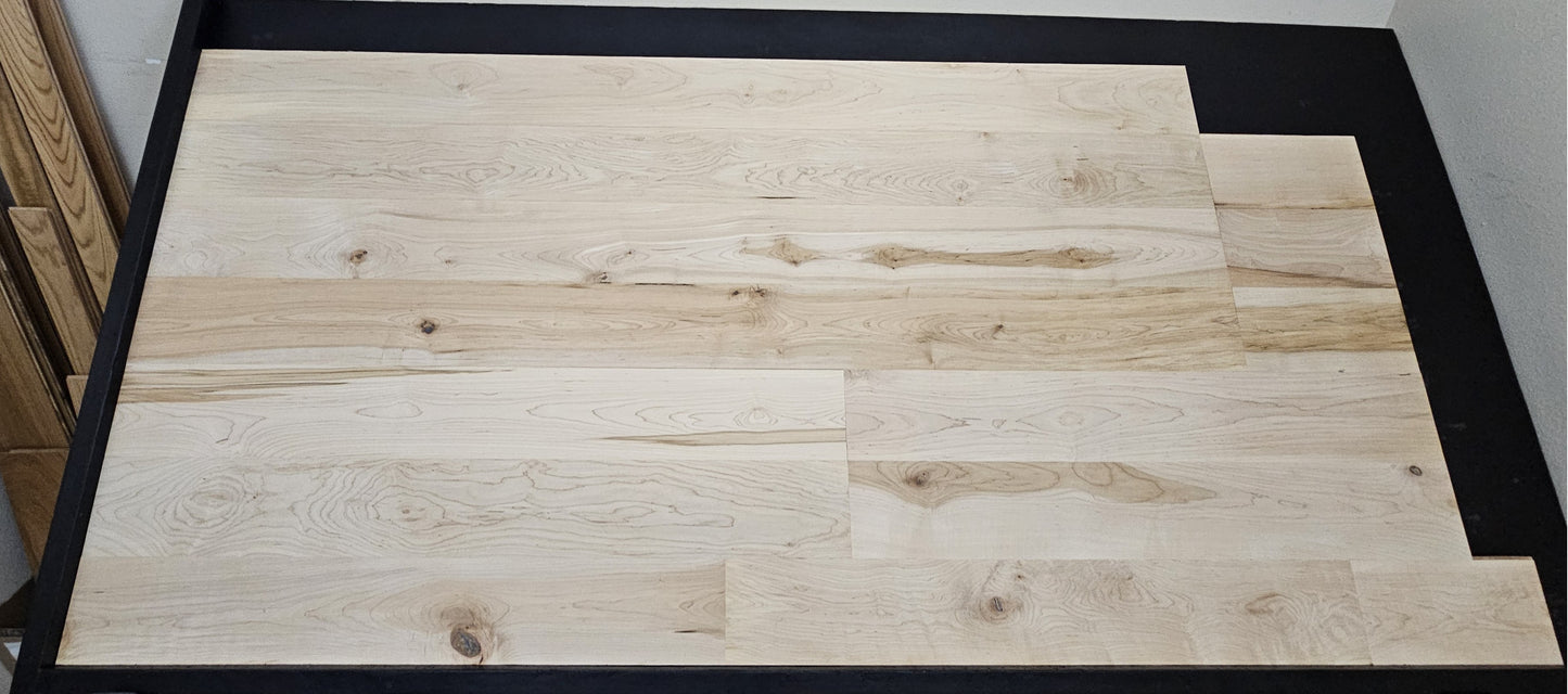 6" x 5/8" Engineered Unfinished Maple Hardwood Flooring